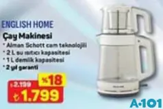 ENGLİSH HOME ÇAY MAKİNESİ